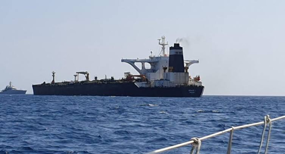 Liberan a los tripulantes de petrolero iraní detenido en Gibraltar