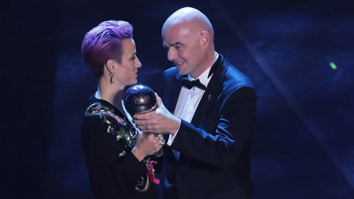 Messi y Rapinoe se llevan The Best 2019