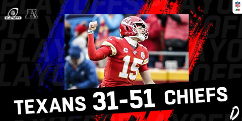 Los Chiefs dan voltereta histórica y enfrentarán a los Titans en la final de la AFC
