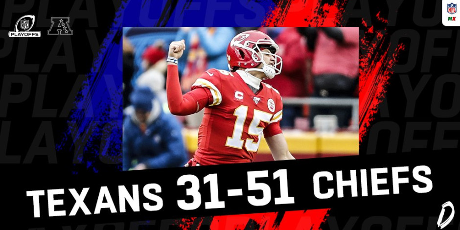 Los Chiefs dan voltereta histórica y enfrentarán a los Titans en la final de la AFC