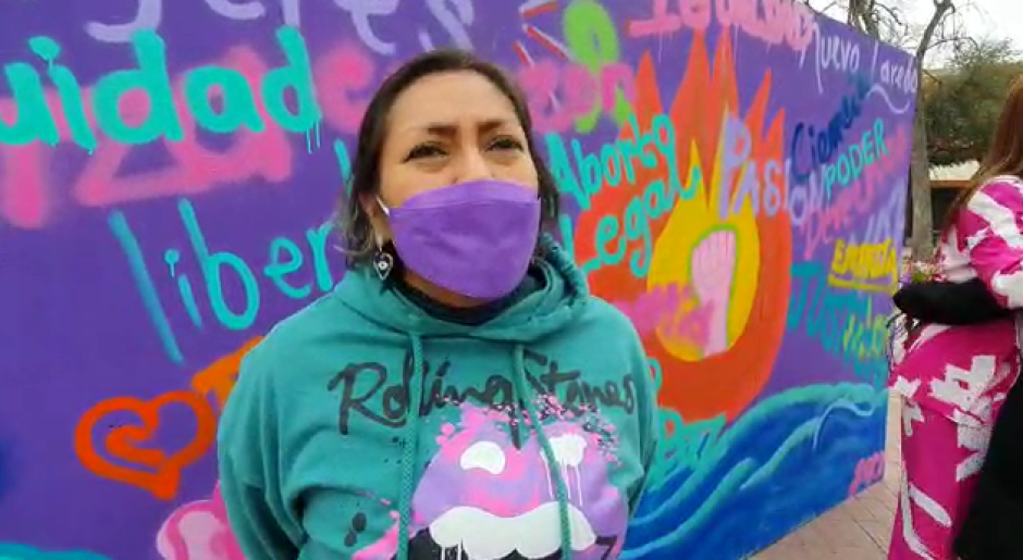 Crean muro para simbolizar la fuerza femenina 