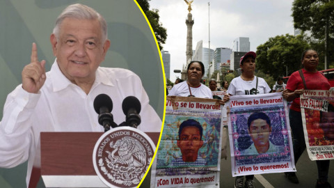AMLO espera respuesta de padres de los 43 normalistas para reunión sin intermediarios
