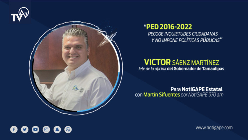 PED impulsa políticas ciudadanas: Víctor Sáenz   