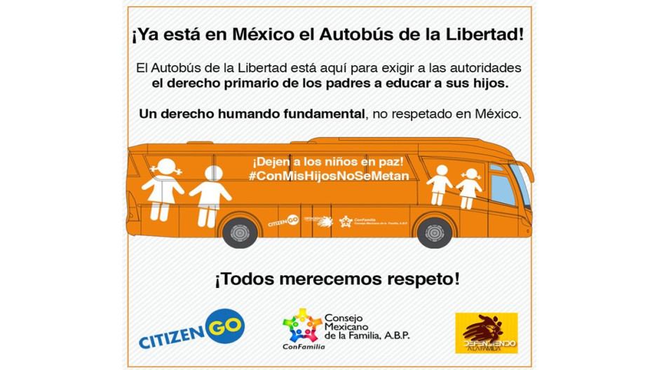 Llega “El Bus de la Libertad” a México