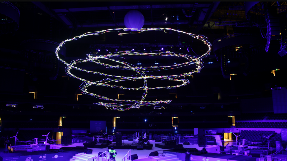 El “Intel Drone Light Show”, un espectáculo digno de admirar