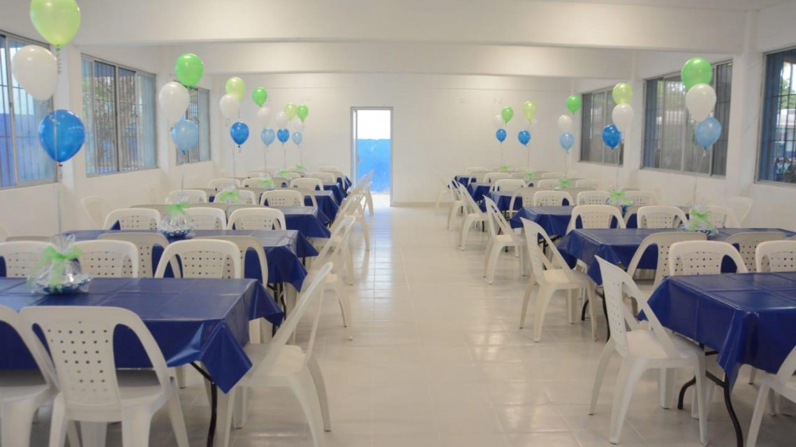 Entrega Gobierno de Tampico Nuevo Comedor Escolar en Primaria de la Zona Norte