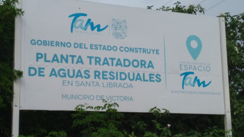 Impulsa Gobierno de Tamaulipas construcción de planta tratadora de aguas residuales en Victoria
