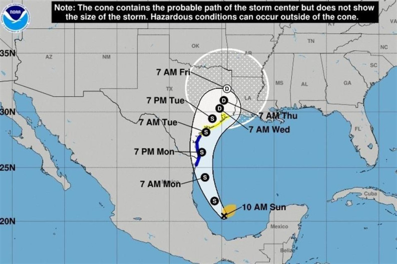 Anuncia PCyB lluvias intensas por Tormenta Tropical Nicholas 