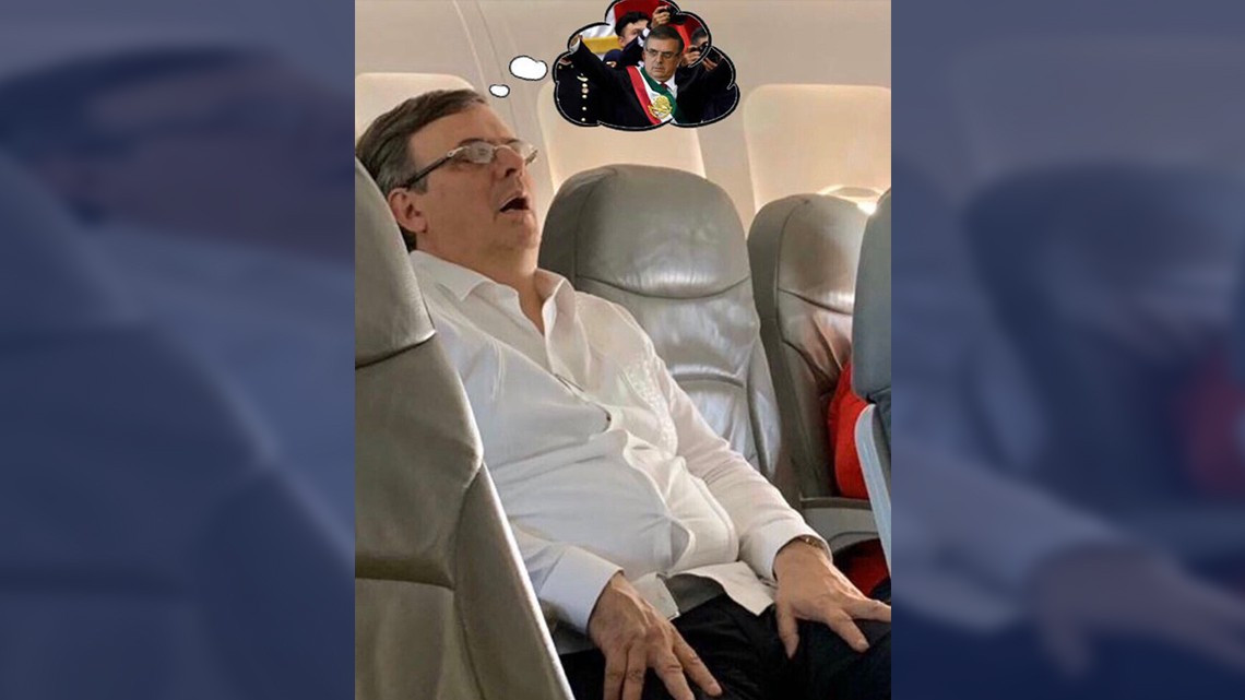 Los mejores memes de Marcelo Ebrard dormido