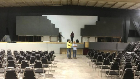 Todo listo para la toma de protesta de Mario López