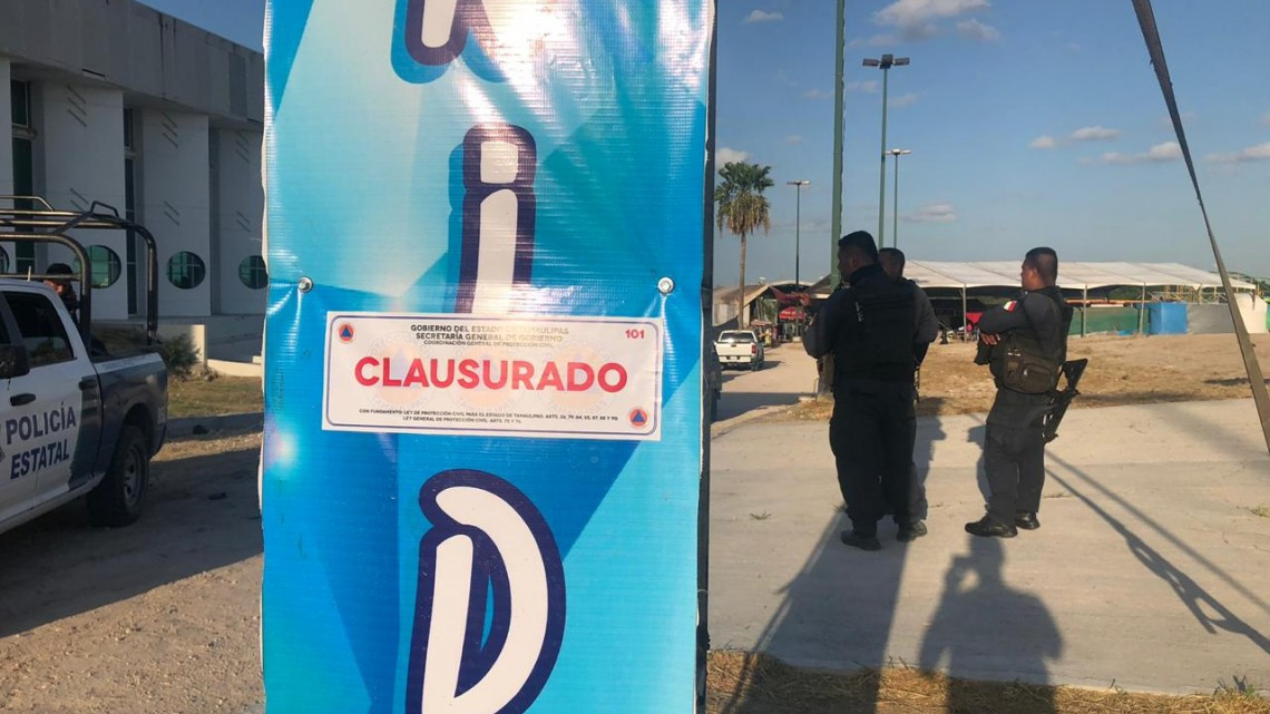 Coepris y PC clausuran Expo Feria de Reynosa antes de ser inaugurada