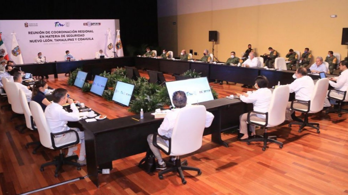 Celebra Tamaulipas, Coahuila y N.L reunión de coordinación en materia de seguridad