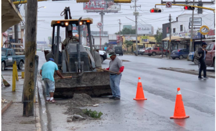 Retira Municipio basura acumulada en calles de Reynosa 