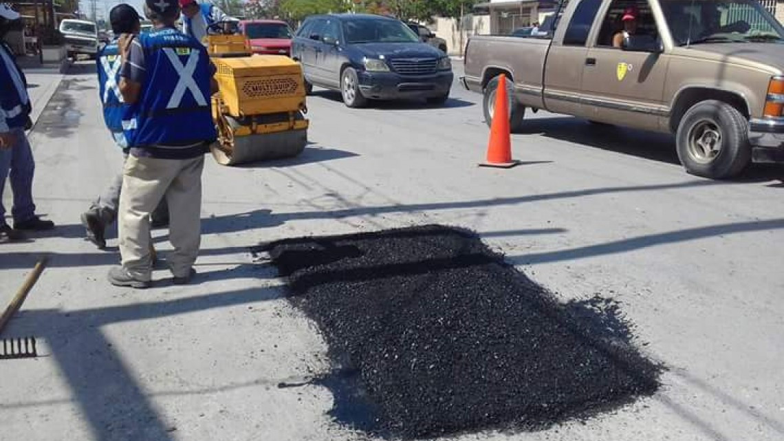 Servicios Primarios realiza labores de bacheo