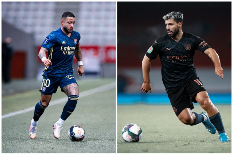 Agüero con venta sobre Depay para llegar con el Barcelona