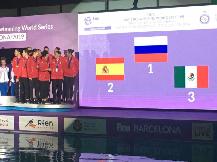 Bronce para México en la Serie Mundial de natación artística
