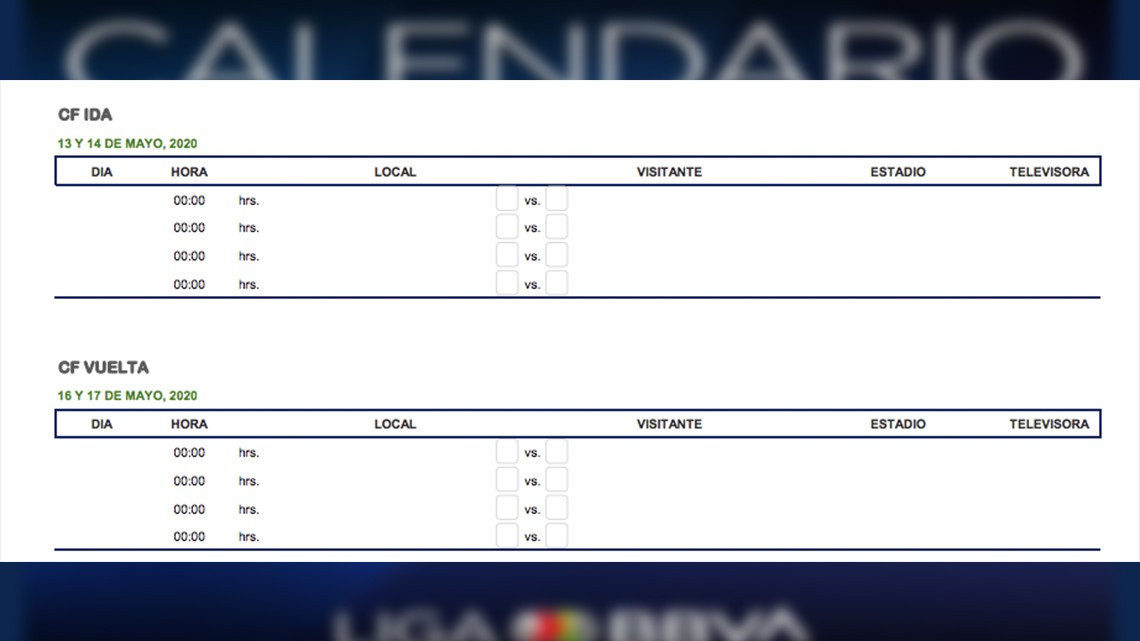 Conoce el calendario completo para el Torneo Clausura 2020 de Liga Mx