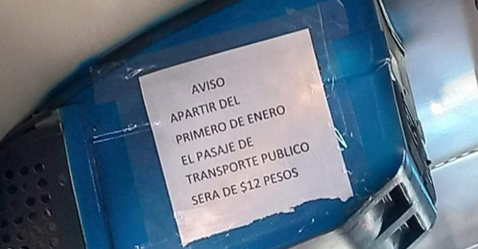 ¿Cuánto? Aumenta pasaje en transporte público de Reynosa