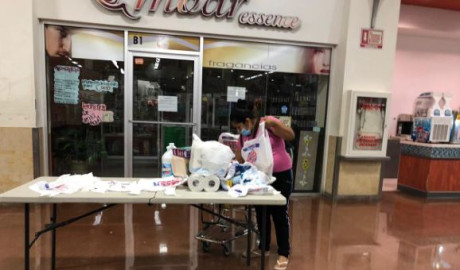 Intensifican medidas sanitarias en supermercados