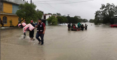 Dos personas fallecidas tras el paso de Hanna en Reynosa
