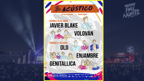 Pa´l Norte presenta el LineUp de su escenario acústico