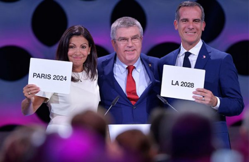 Oficializan a París y LA como sedes olímpicas en 2024 y 2028