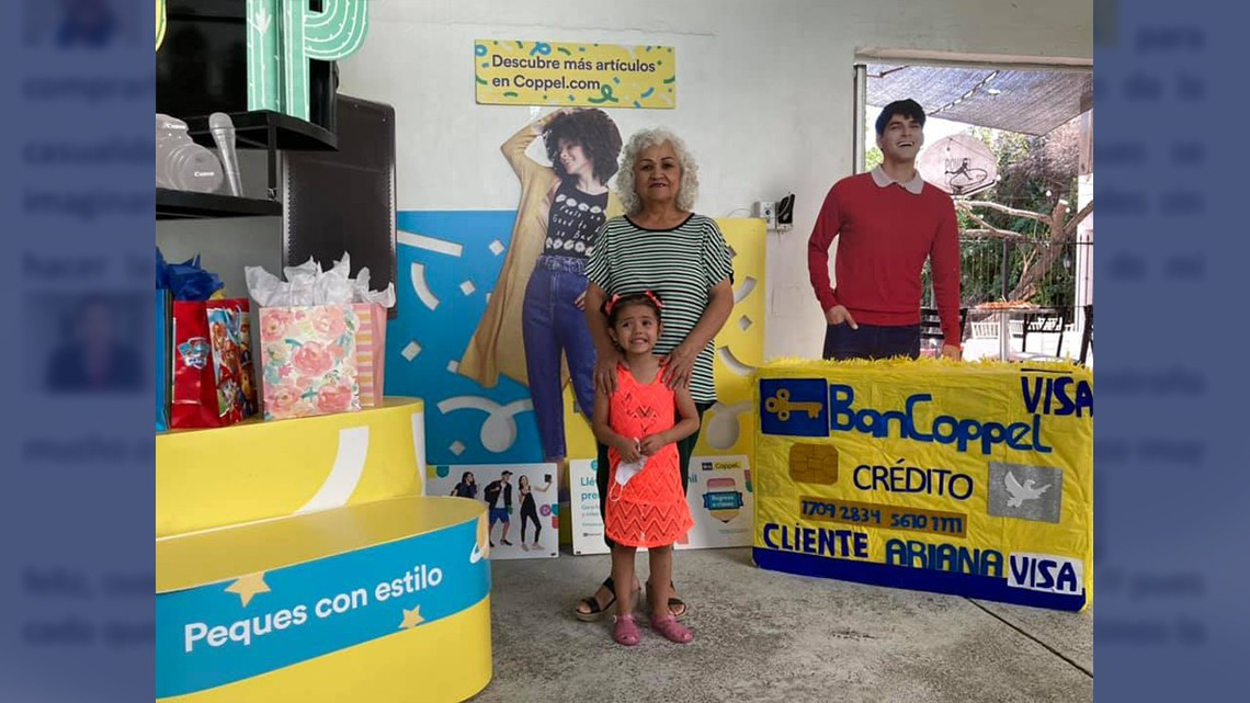 Niña de Ciudad Juárez pide fiesta con temática de Coppel