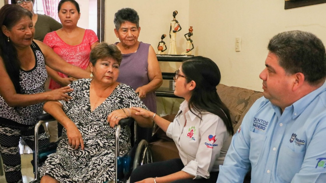 Gobierno y DIF Madero apoyan a sectores vulnerables