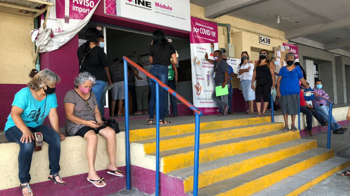 INE en Nuevo Laredo trabaja a su máxima capacidad atiende a 2 mil 500 personas por semana 