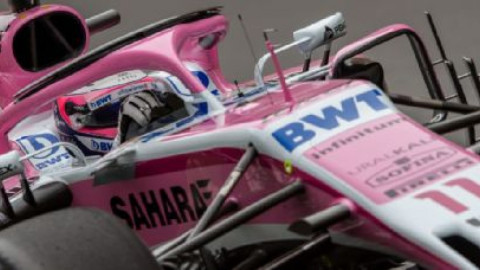 Sergio Pérez se lleva el tercer lugar en el podio de Azerbaiyán