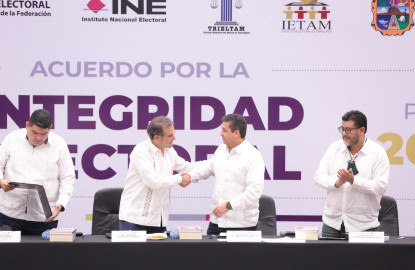 Firman autoridades electorales y partidos políticos Acuerdo por la Integridad del Proceso Electoral en Tamaulipas