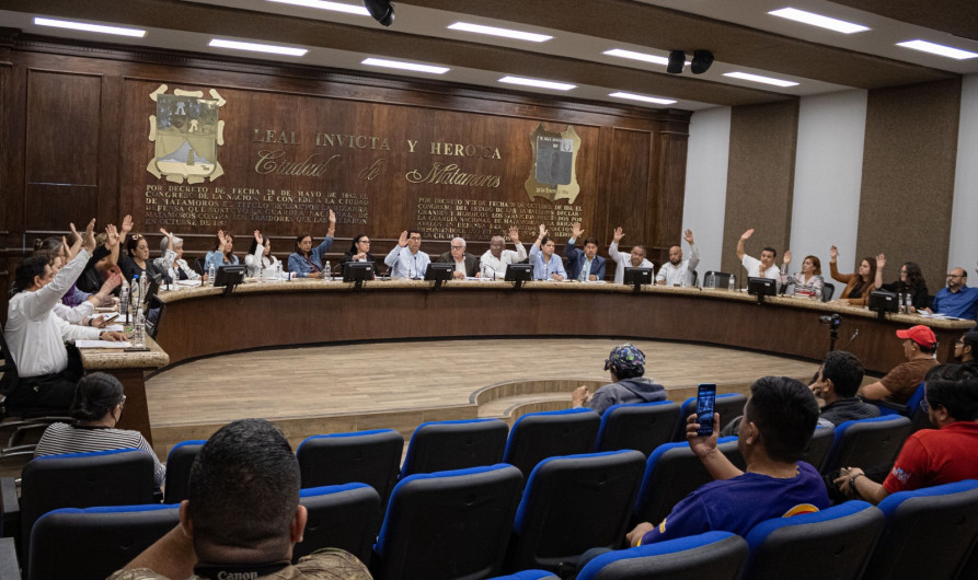 Aprueba Ayuntamiento de Matamoros puntos de acuerdo en la septuagésima primera sesión ordinaria  