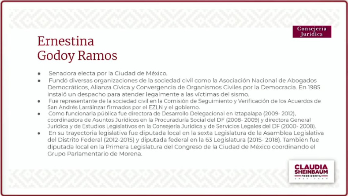 Claudia Sheinbaum presenta a seis integrantes de su gabinete