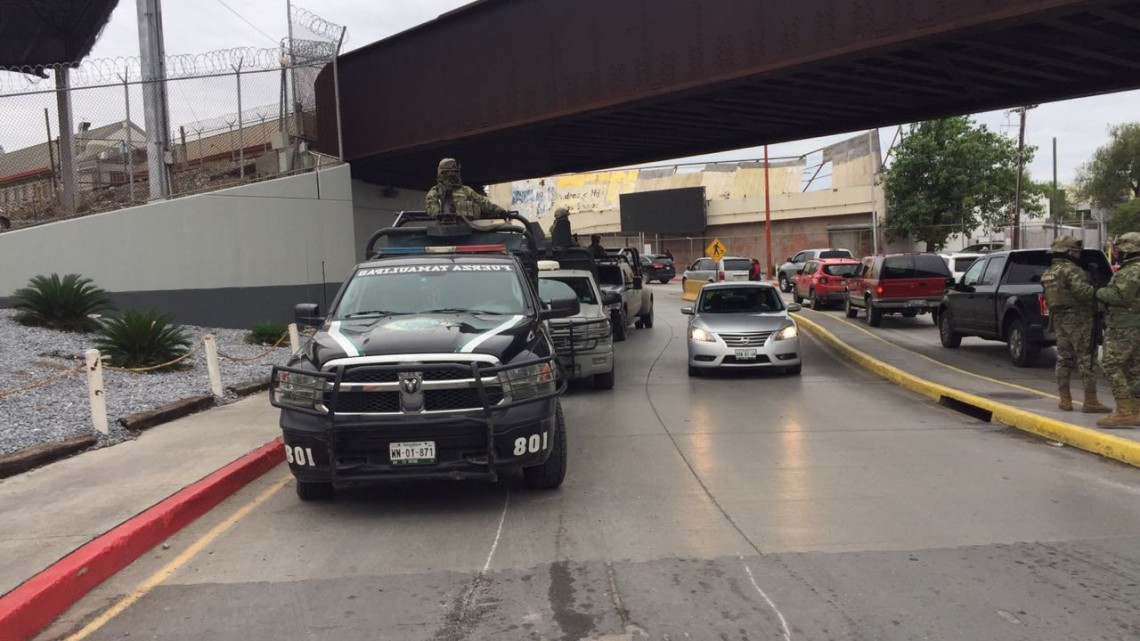 Reportan amenaza de bomba en puente Viejo de Matamoros