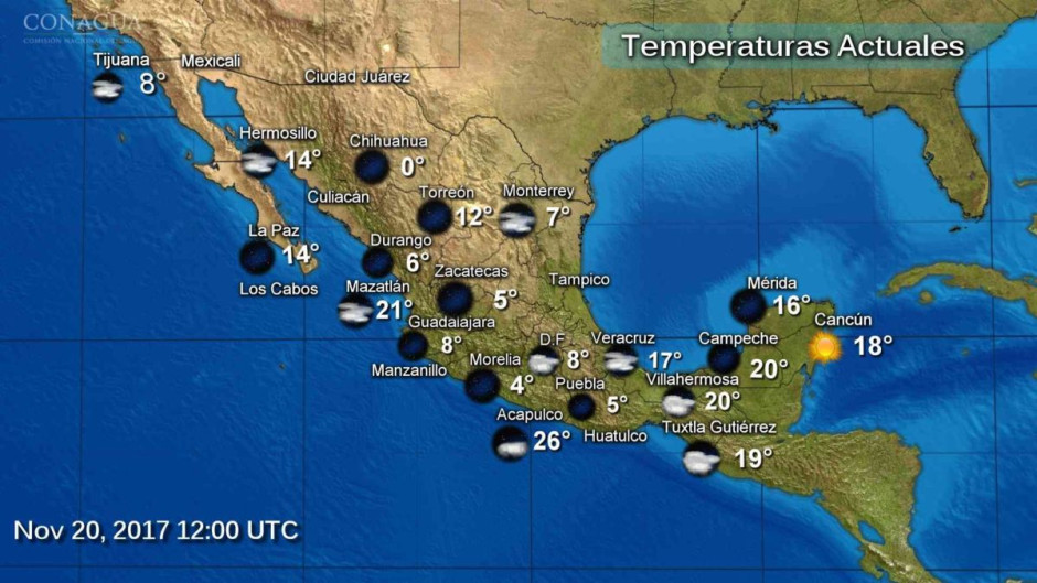 Continúa el descenso de temperatura en varios estados