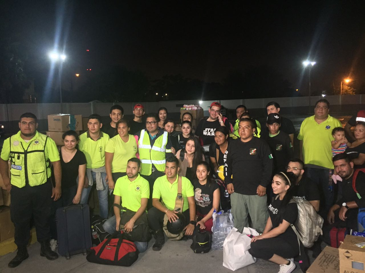 Matamorenses con rumbo al auxilio para los afectados por terremoto