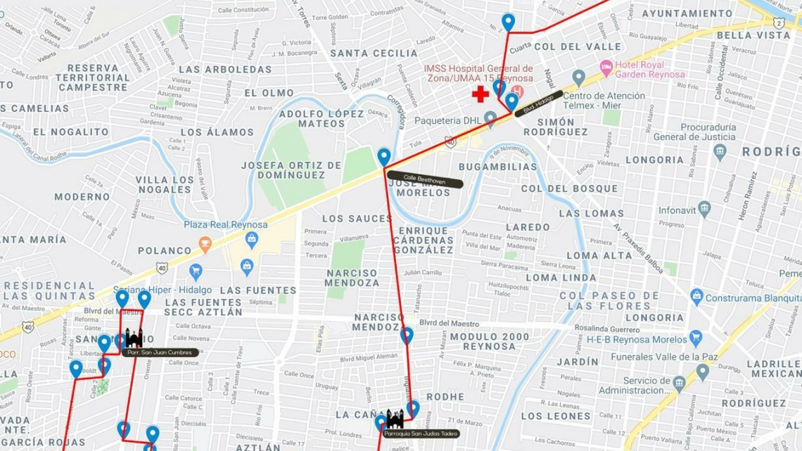 Obispo de Matamoros bendecirá Reynosa desde los cielos