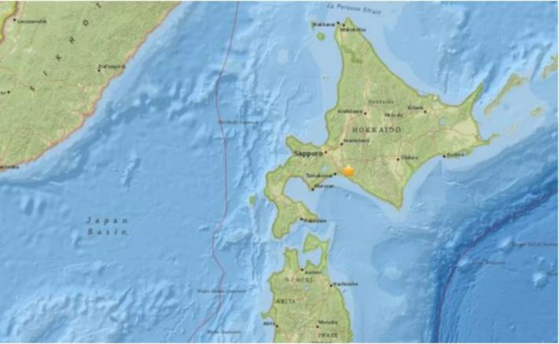 Se registra un sismo de 6.7 grados en Japón