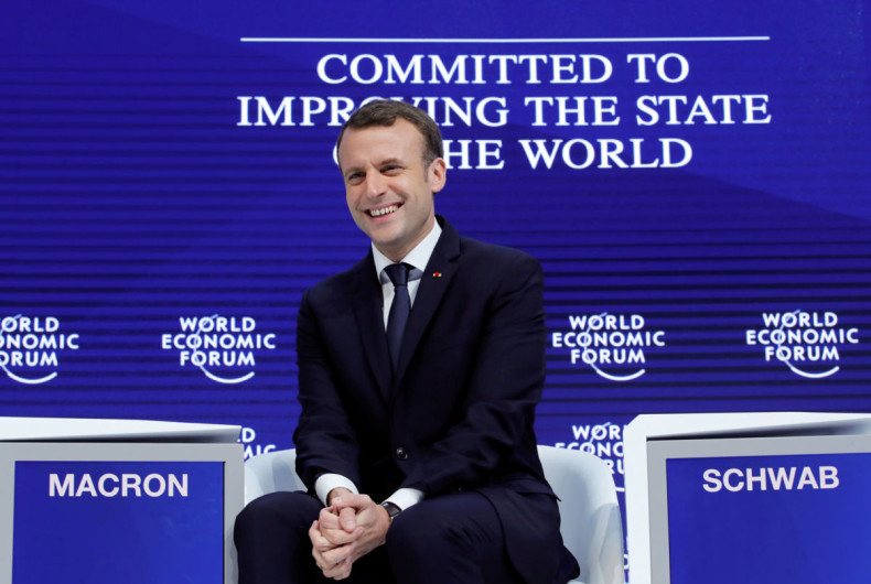 "Francia está de vuelta" dice el presidente Emmanuel Macron en Davos 