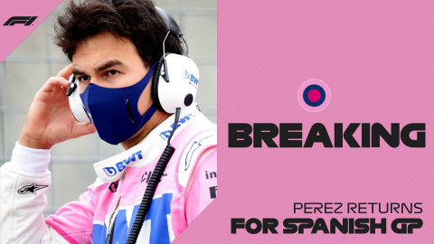 ‘Checo’ Pérez da negativo a COVID-19; estará listo para el GP de España