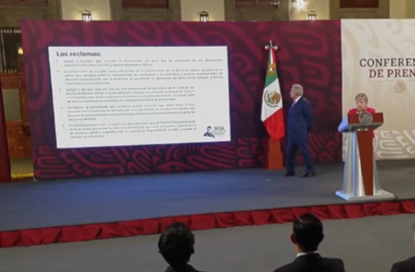 México presenta denuncia contra Ecuador tras asalto a la embajada; pide se le suspenda de la ONU