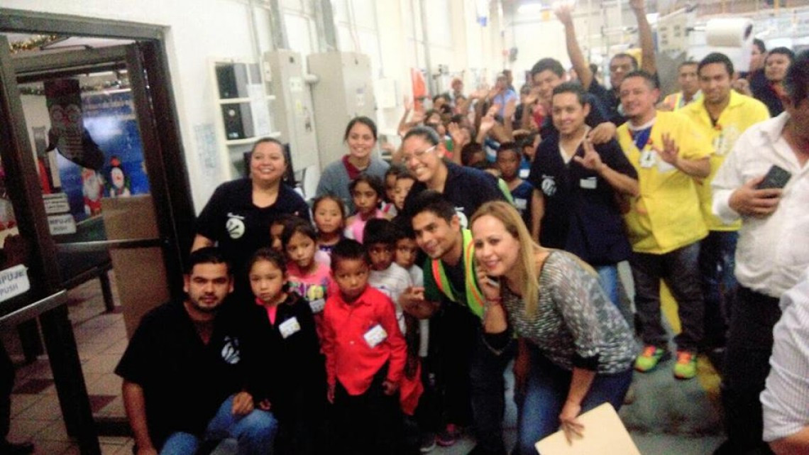 Realizan festejo en Albergue Escolar de Bustamante