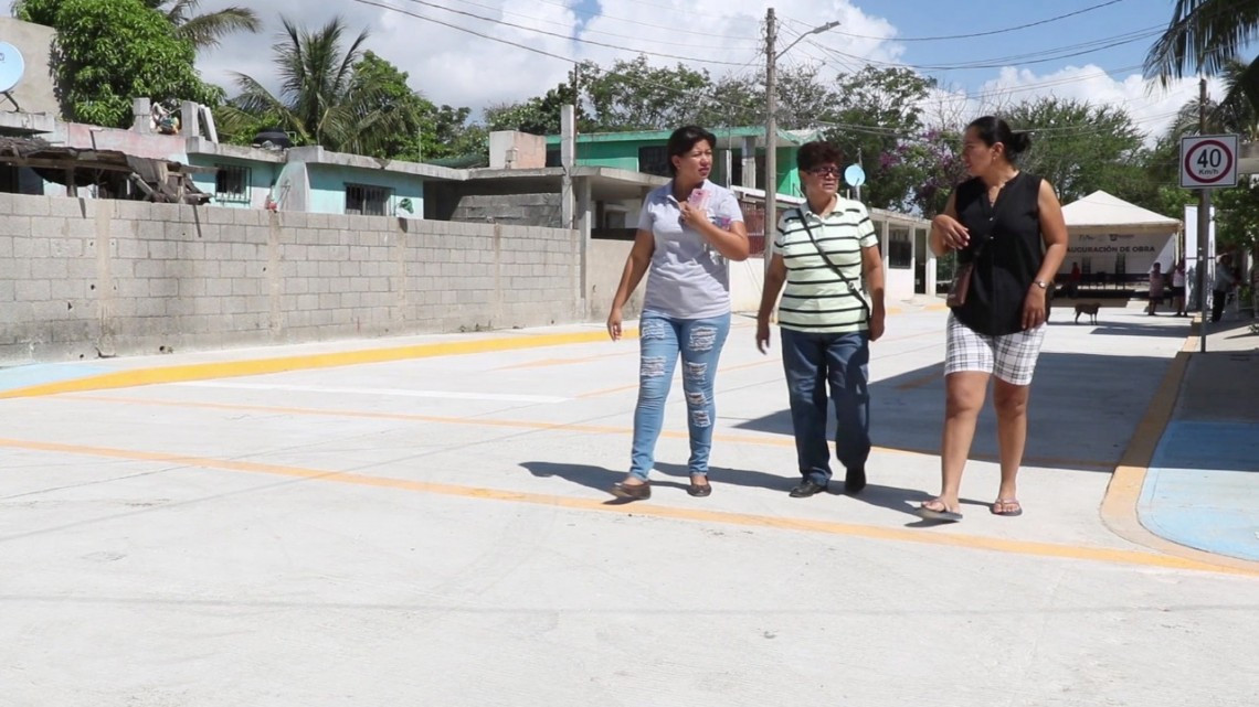 Vecinos de Obrera, Sahop y Heriberto Kehoe beneficiados con acciones del Gobierno de Madero
