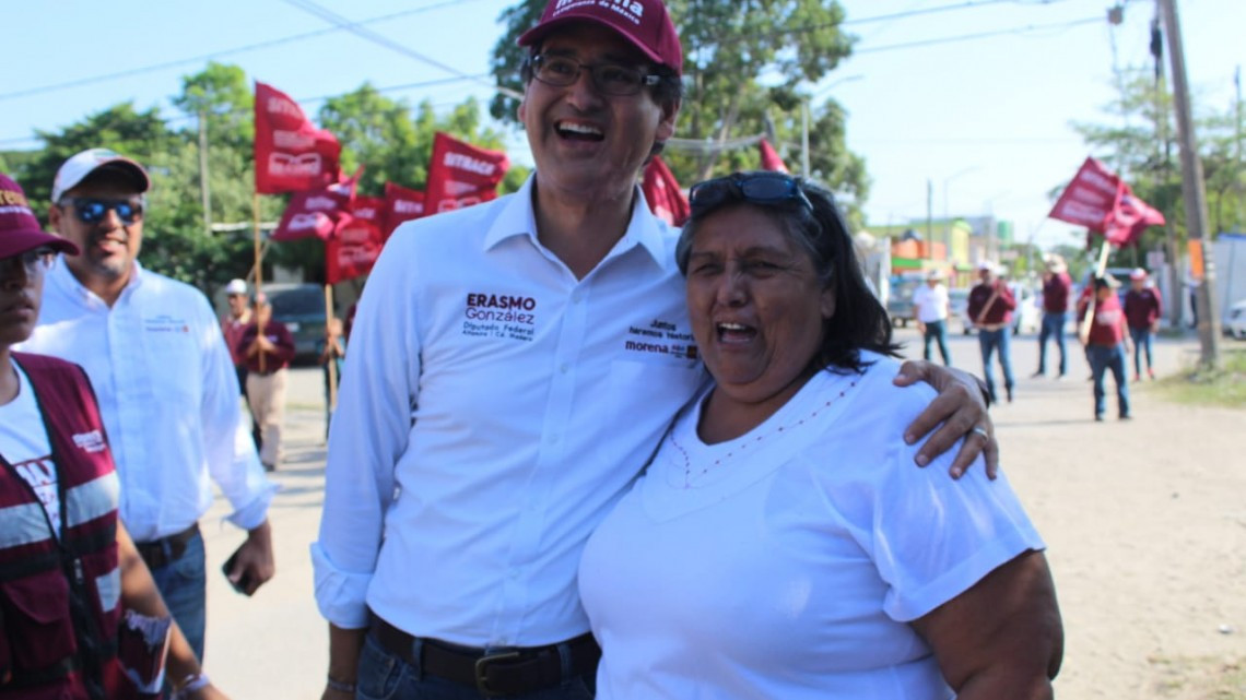 Erasmo González Robledo, candidato de "Juntos Haremos Historia", arriba en encuestas