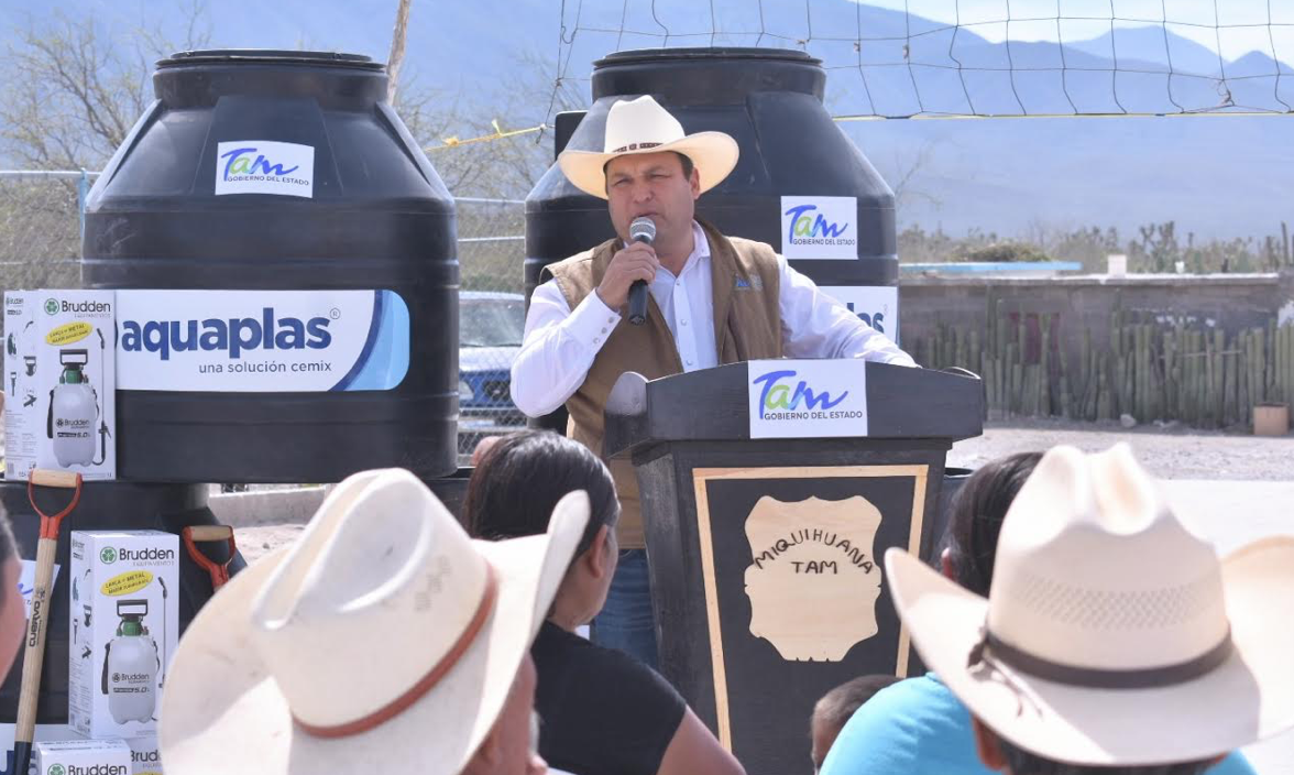 Reciben familias del Altiplano paquetes de Huertos de Traspatio