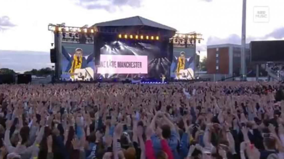 Homenaje a víctimas de atentados en Manchester   