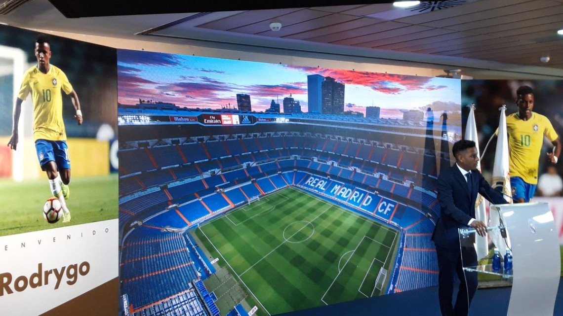 Rodrygo es presentado como nuevo jugador del Real Madrid