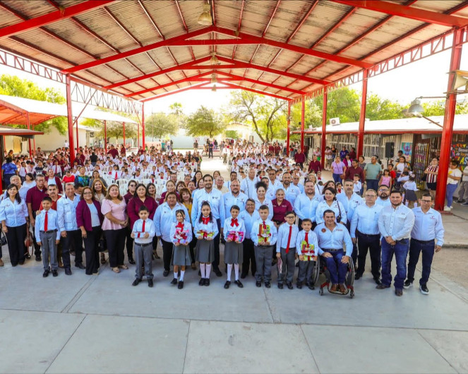 Inauguraron Estado y Municipio el Ciclo Escolar 2025-2026 en Reynosa