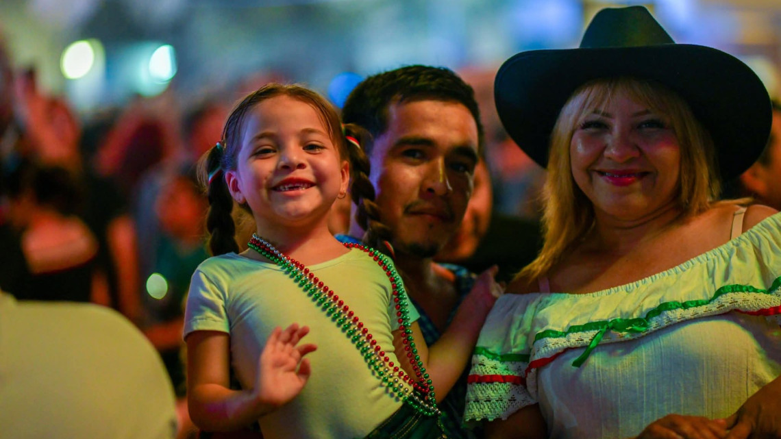 Dio Carlos Peña Ortiz Grito de la Independencia de México con mas de 20 Mil asistentes