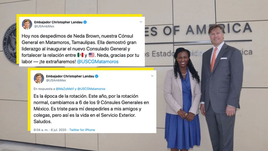 Neda Brown concluye como Embajadora de de EU en Matamoros